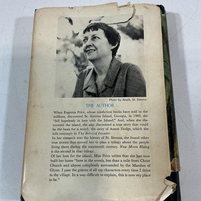 The Beloved Invader by Eugenia Price Signed by Eugenia Price 1965, Hardcover, with DJ (Fixes)