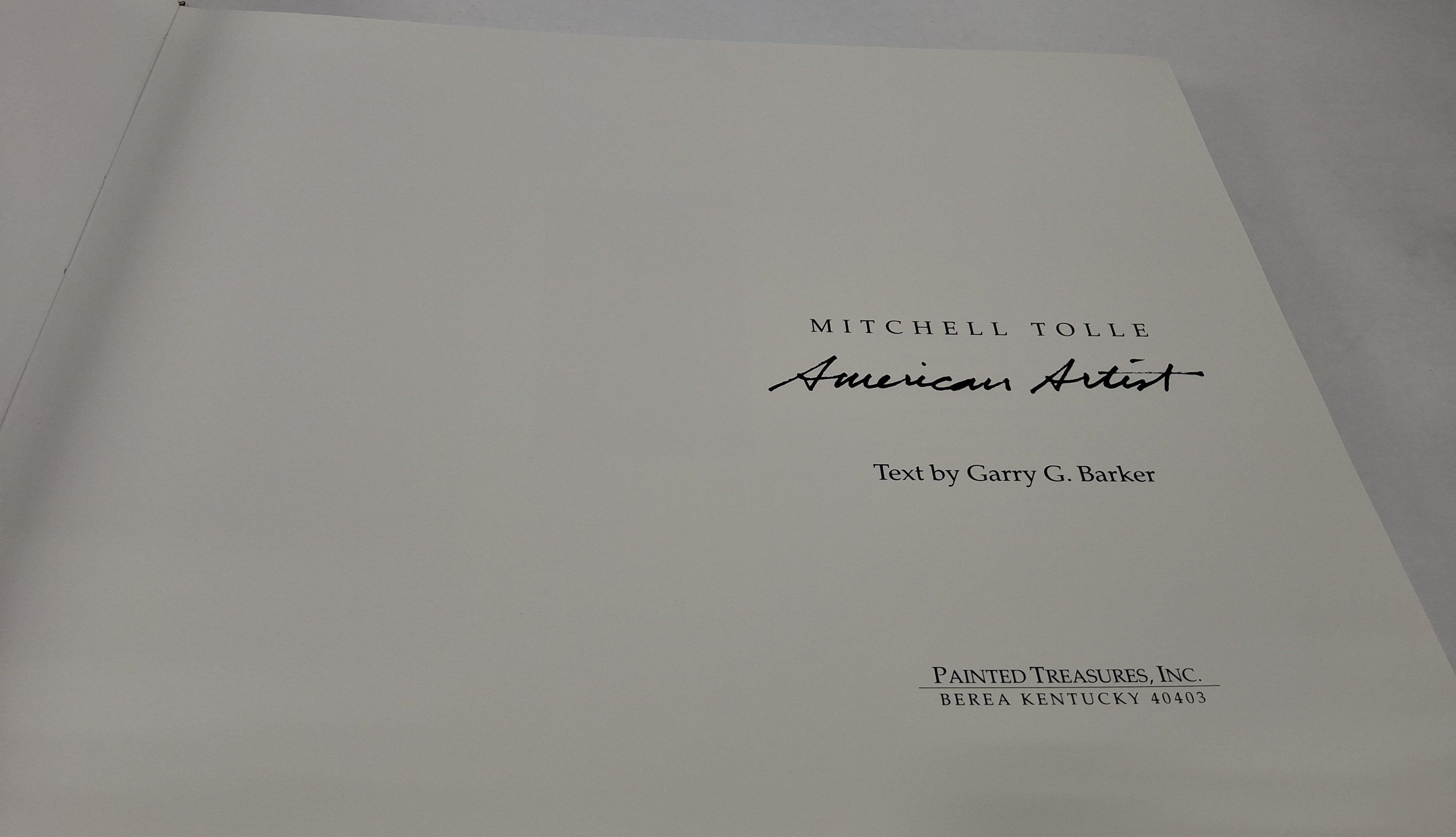 Mitchell Tolle American Artist Signed by Mitchell Tolle Edition Hardcover Kentucky Folk Art Coffee Table Book
