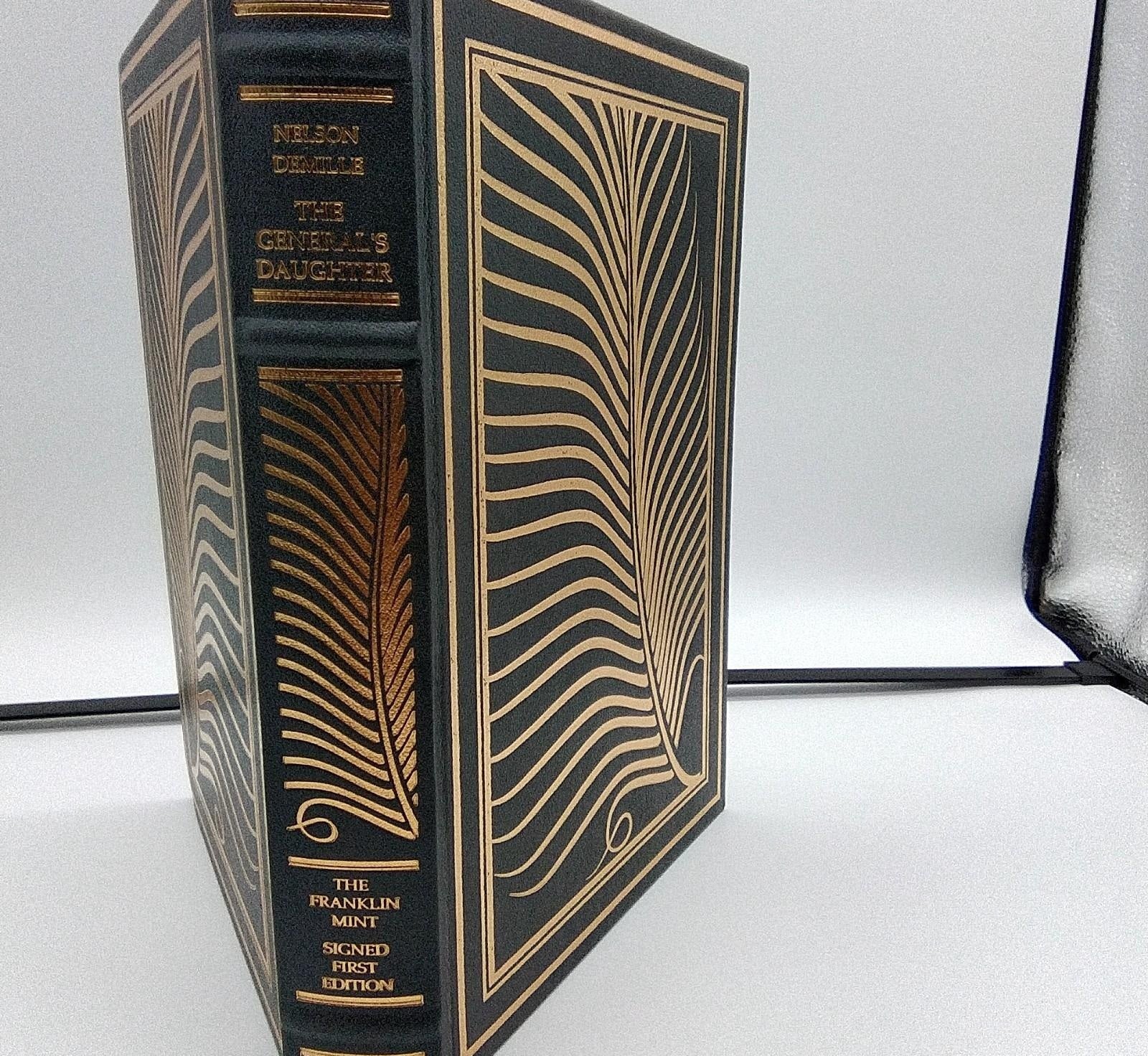 The General's Daughter by Nelson DeMille | Signed by Nelson DeMille First Edition | Franklin Library 1992 Leather Bound (Fixes)