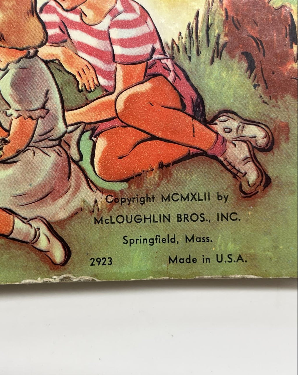 The Jolly Jump-Ups Favorite Nursery Stories McLoughlin Bros 1942 Pop-Up Book