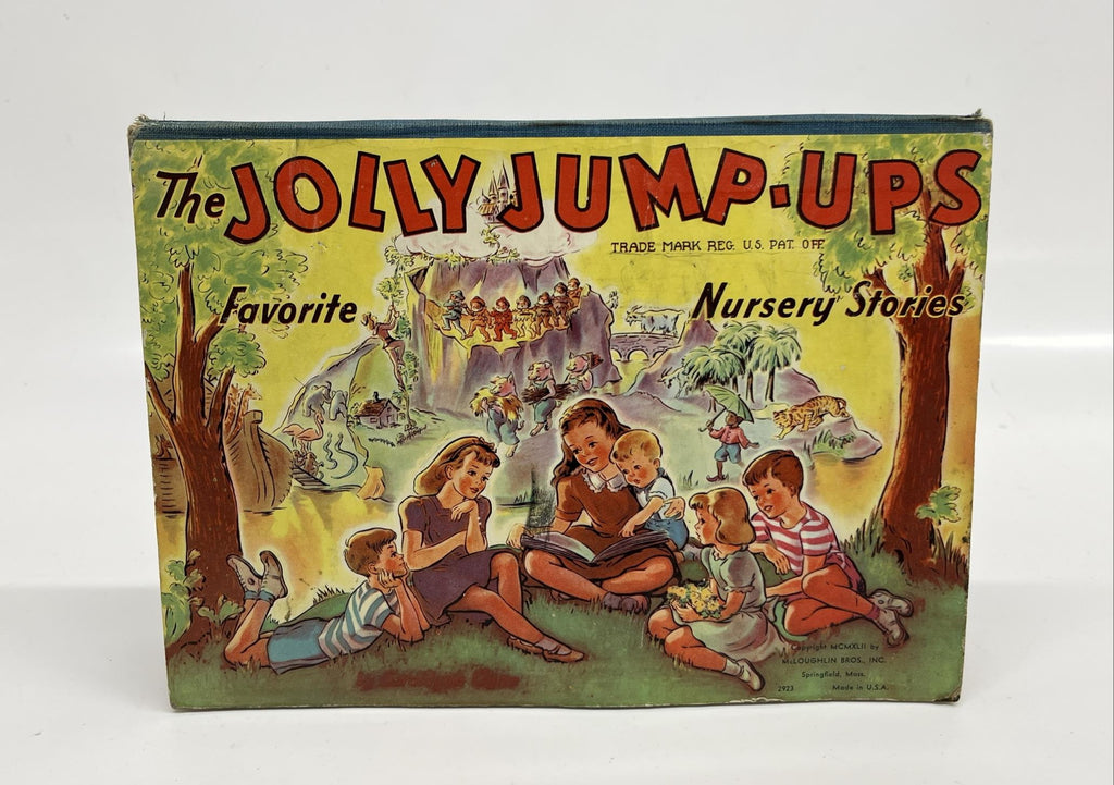 The Jolly Jump-Ups Favorite Nursery Stories McLoughlin Bros 1942 Pop-Up Book