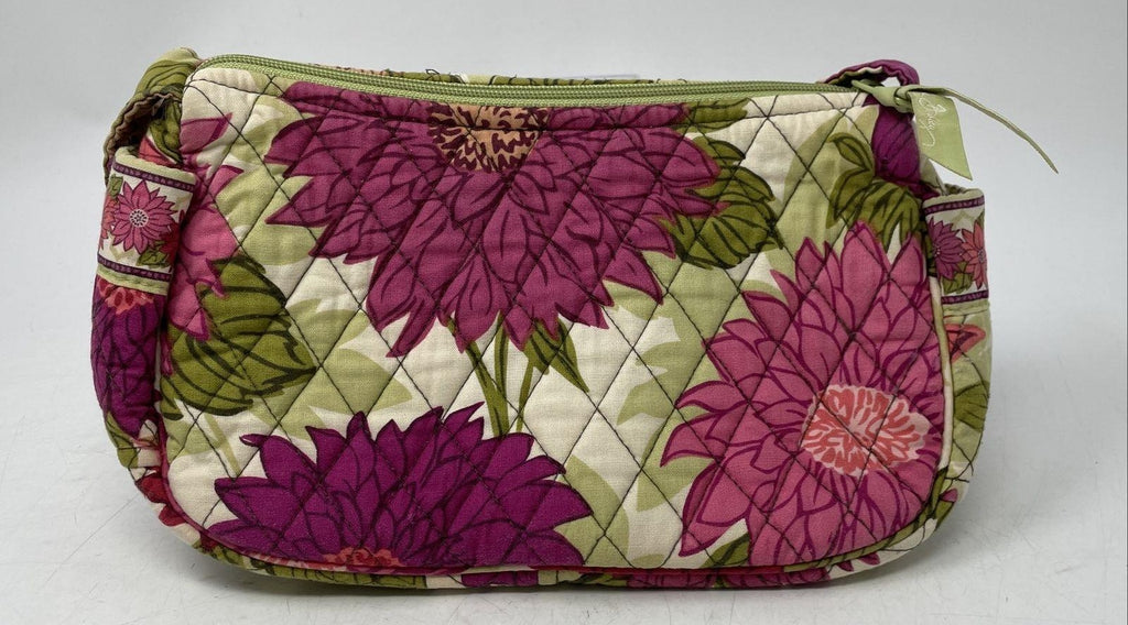 2010 Vera Bradley Hello Dahlia Quilted Floral Zip Shoulder Bag