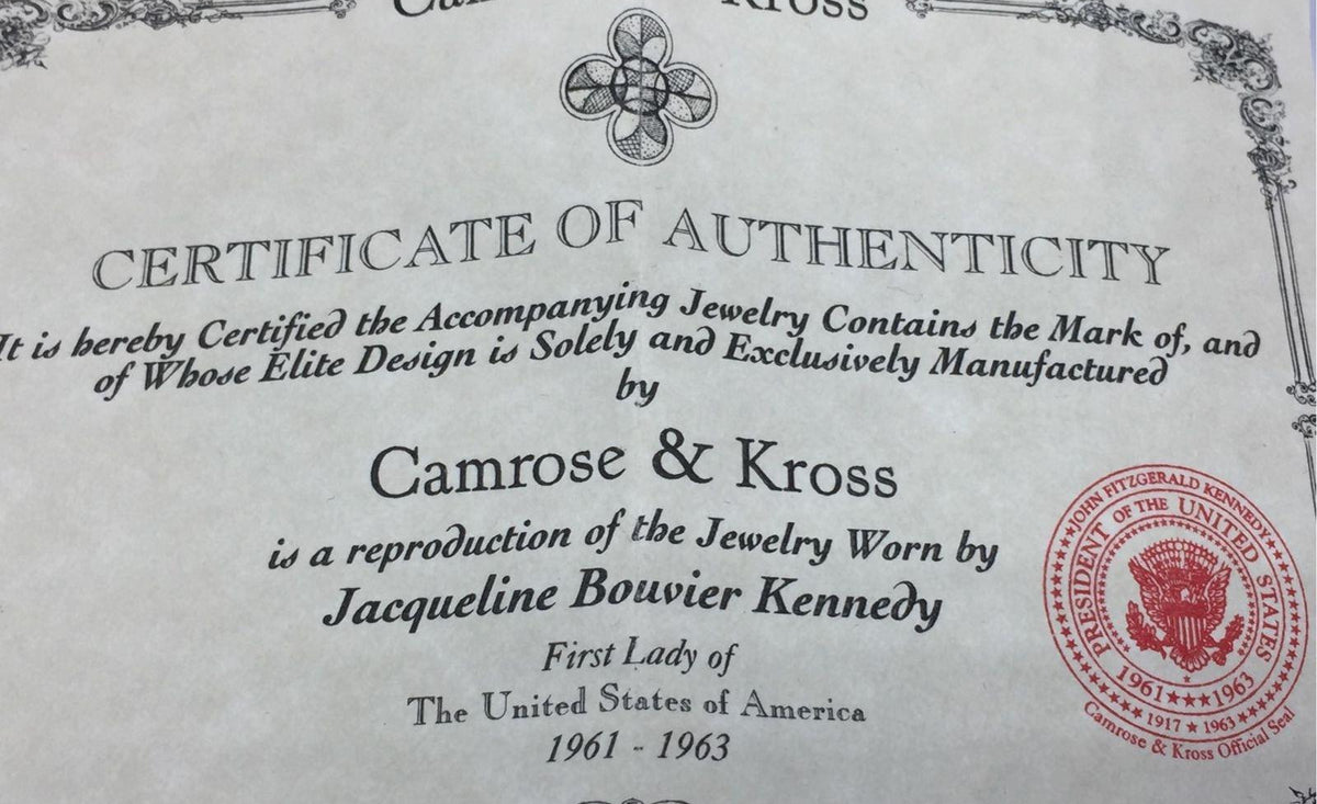 1990s Camrose & Kross Brooch 22.91 Grams