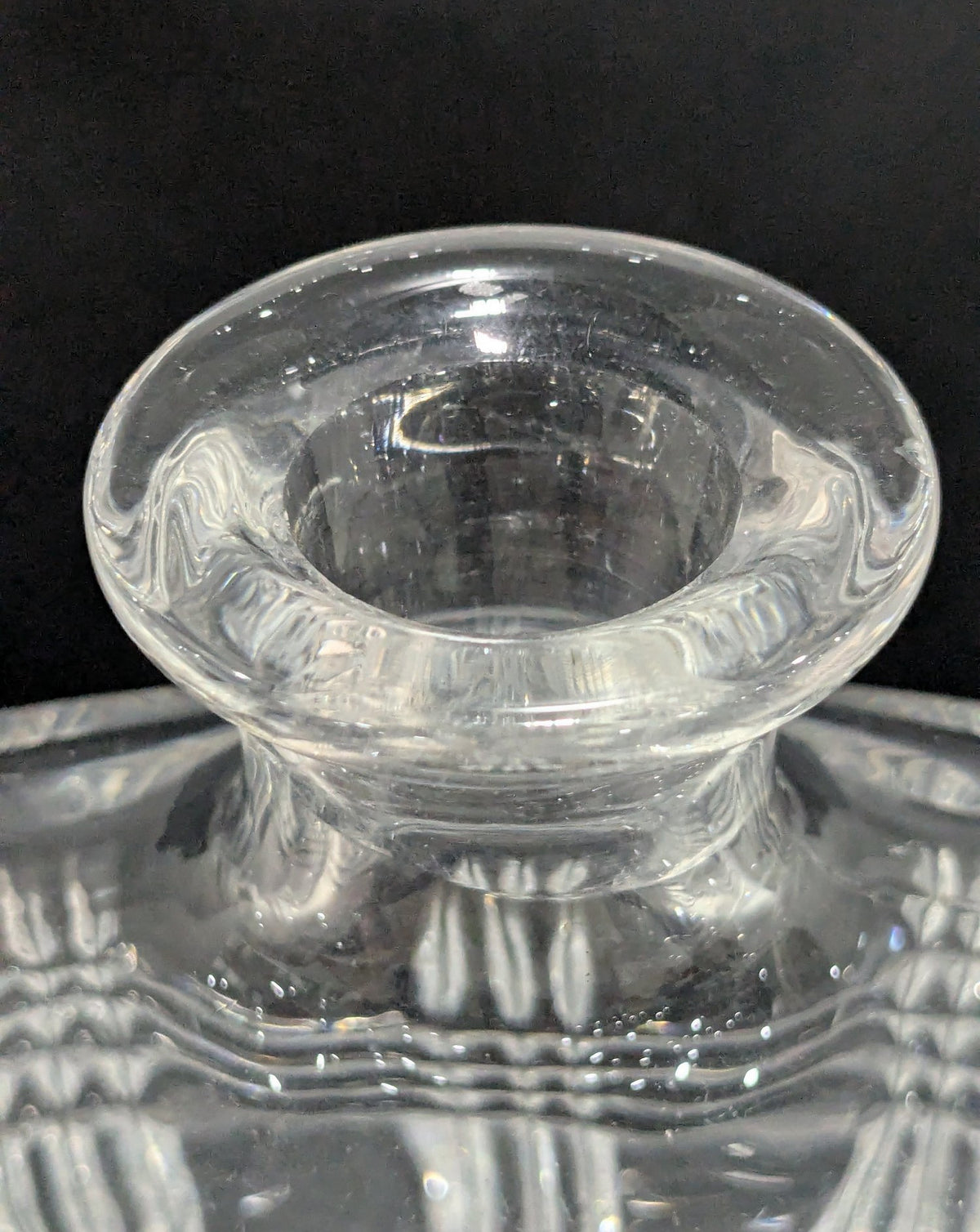 AGE REVIEW Fitz and Floyd Crystal Whiskey Decanter