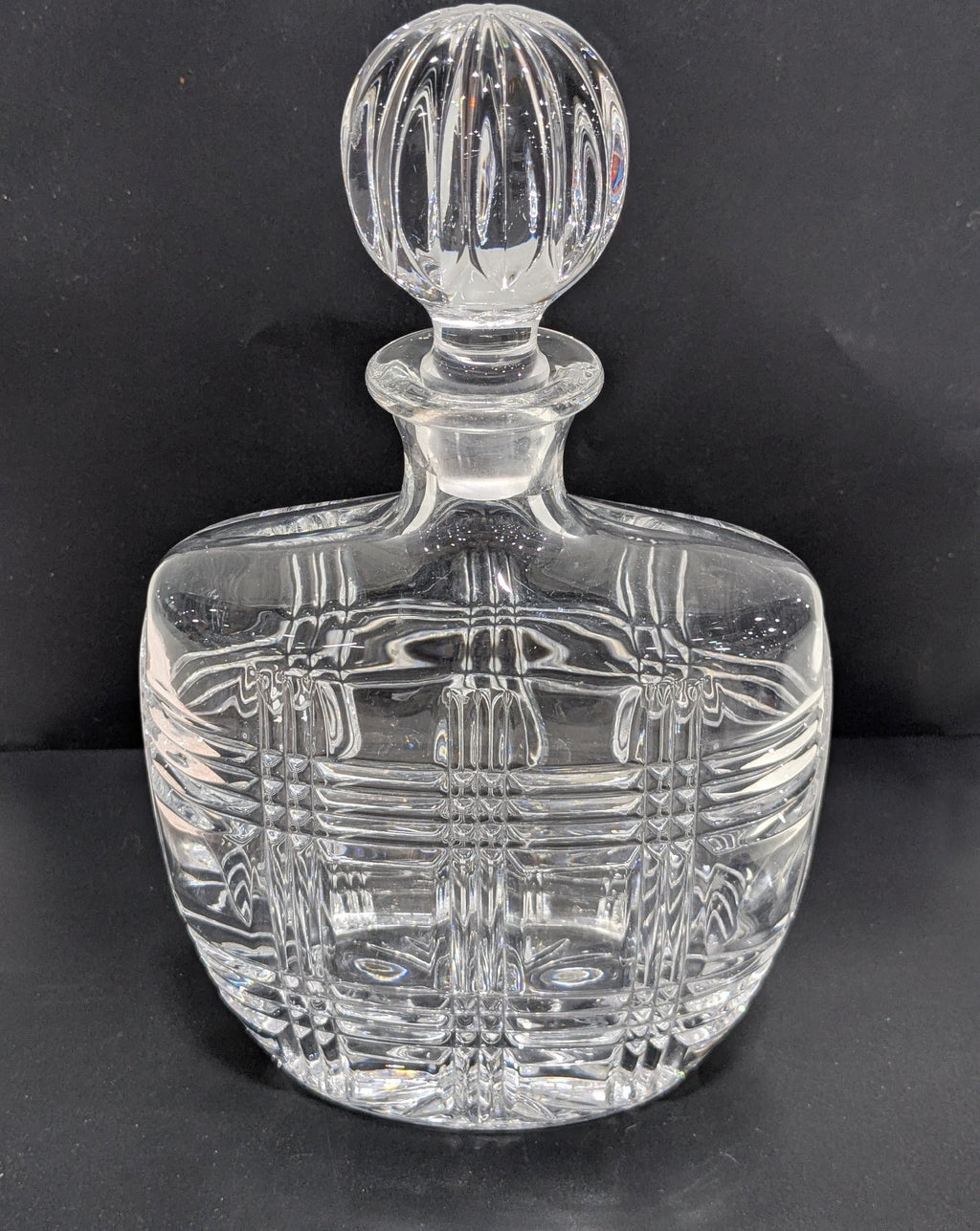 AGE REVIEW Fitz and Floyd Crystal Whiskey Decanter