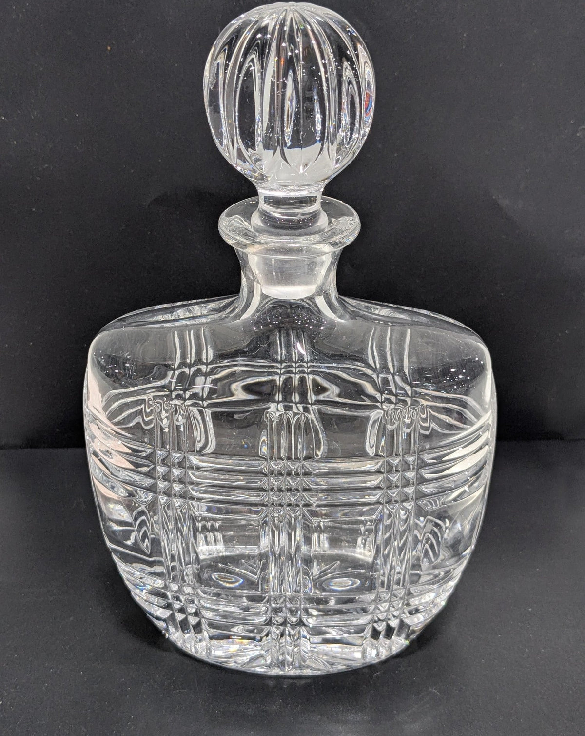 AGE REVIEW Fitz and Floyd Crystal Whiskey Decanter