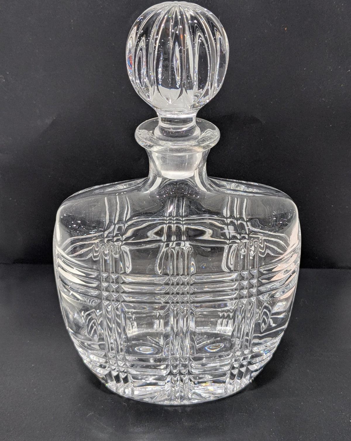 AGE REVIEW Fitz and Floyd Crystal Whiskey Decanter