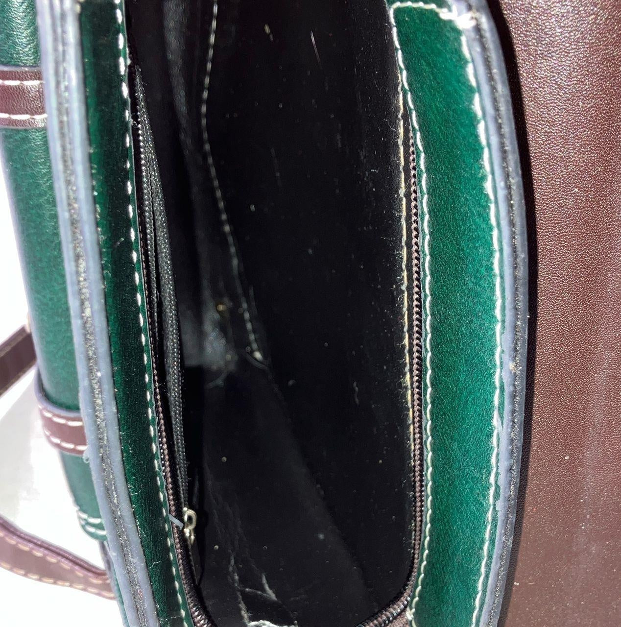 (SOLD) Olives Green Bumblebee Satchel Bag | Convertible Crossbody Backpack Style Handbag