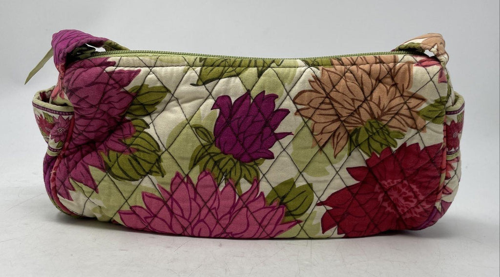 2010 Vera Bradley Hello Dahlia Quilted Floral Zip Shoulder Bag