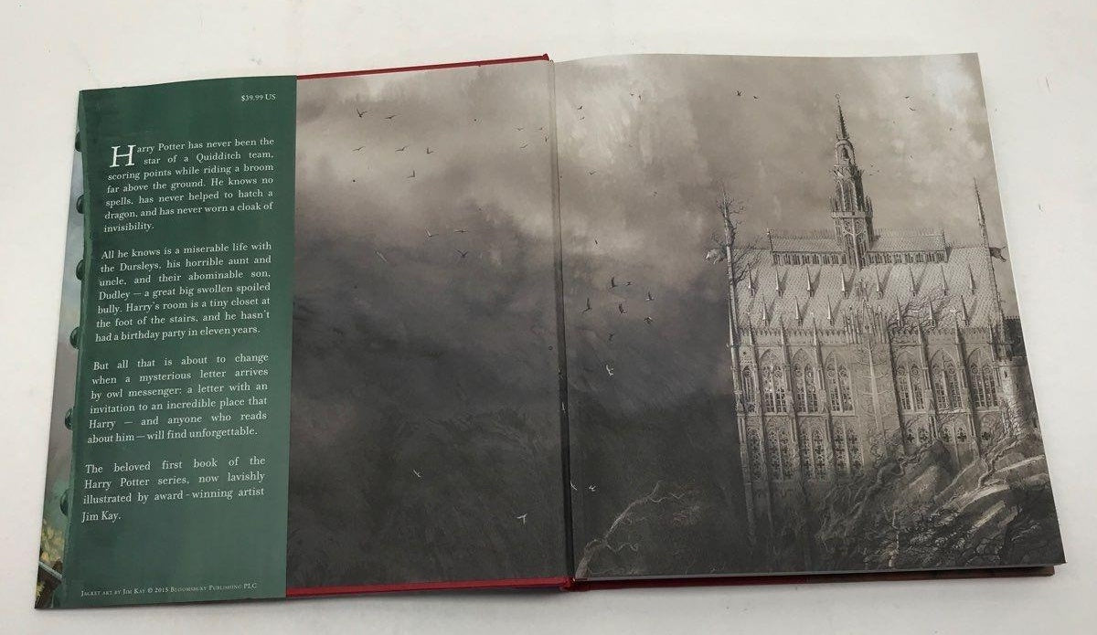 Harry Potter and the Sorcerer's Stone, Illustrated Hardcover with Dust Jacket