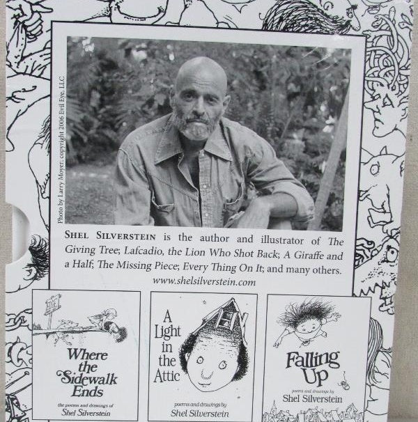 Shel Silverstein three hardcover set: Where the Sidewalk Ends, A Light in the Attic, Falling Up, view 3