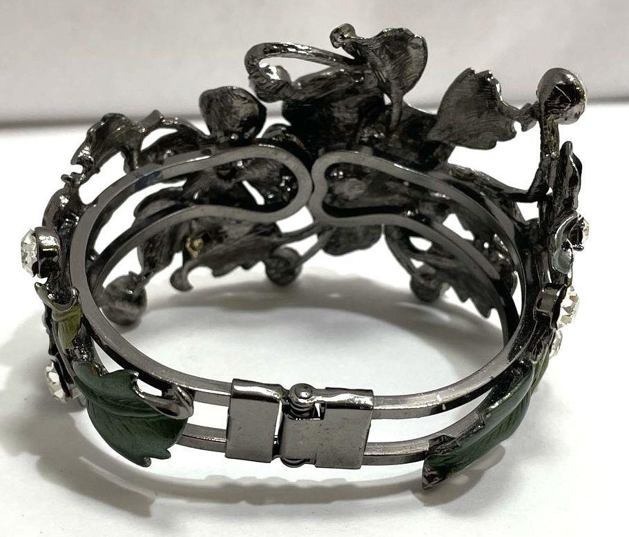 Floral Hinge Bracelet