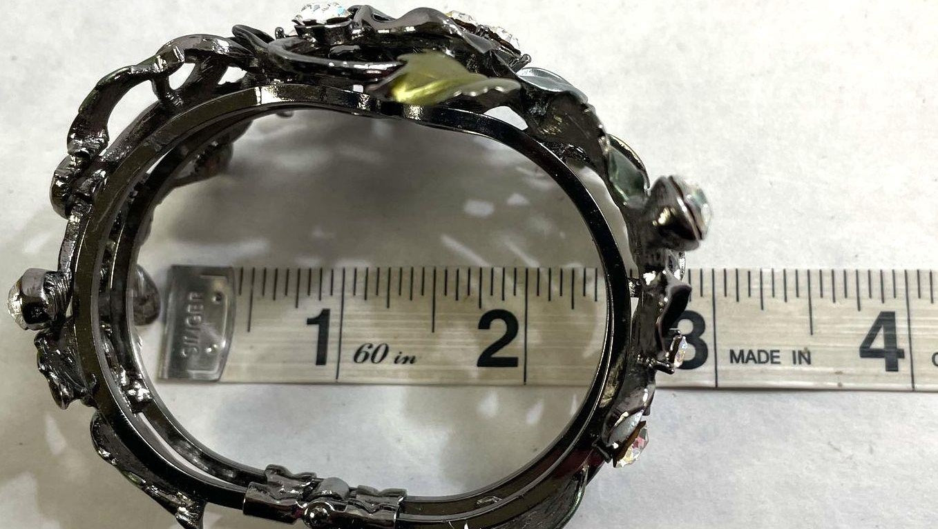 Floral Hinge Bracelet