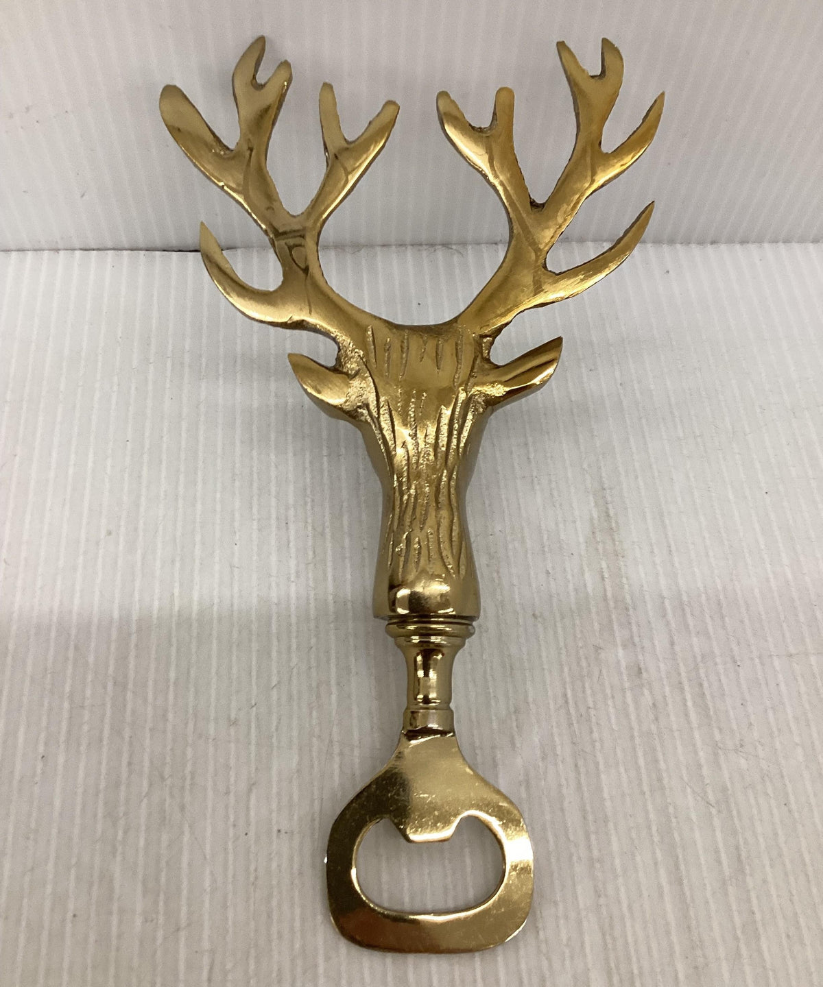 Gold-Tone Deer Antler Bottle Opener