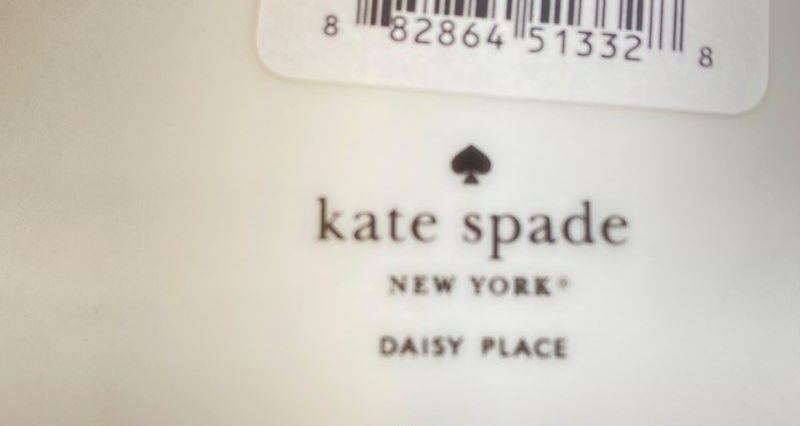 Kate Spade New York Daisy Place Snail Mail Tray 11" x 6"