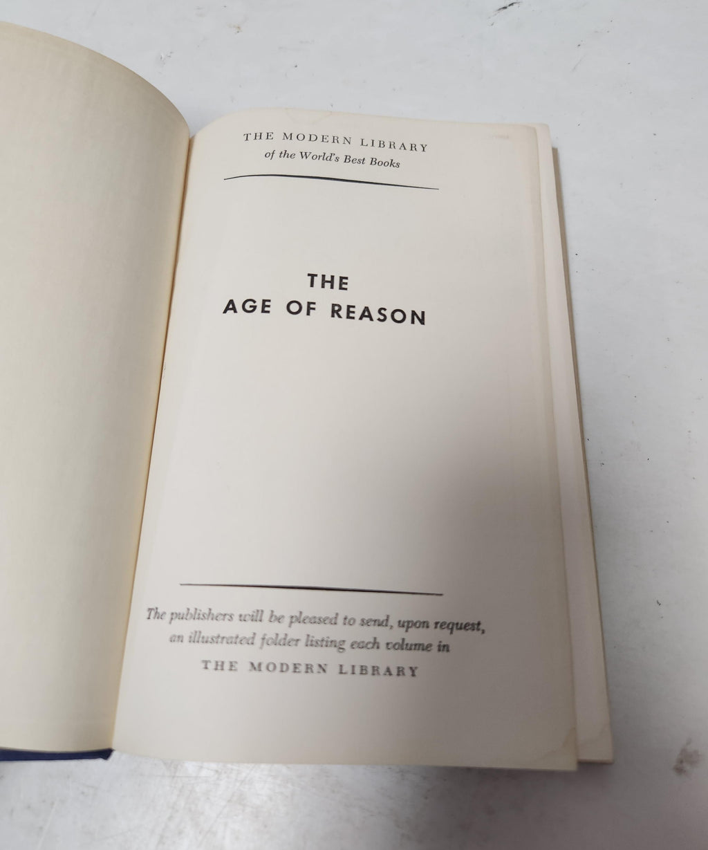 The Age of Reason by Jean-Paul Sartre (Modern Library Edition)