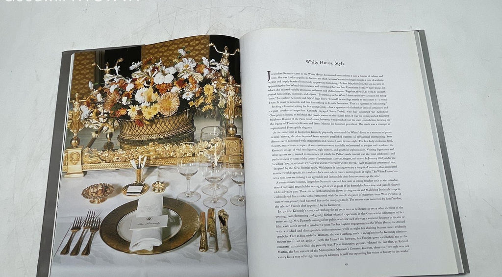 Jacqueline Kennedy The White House Years Hardcover Book, Metropolitan Museum Exhibition Fashion Volume