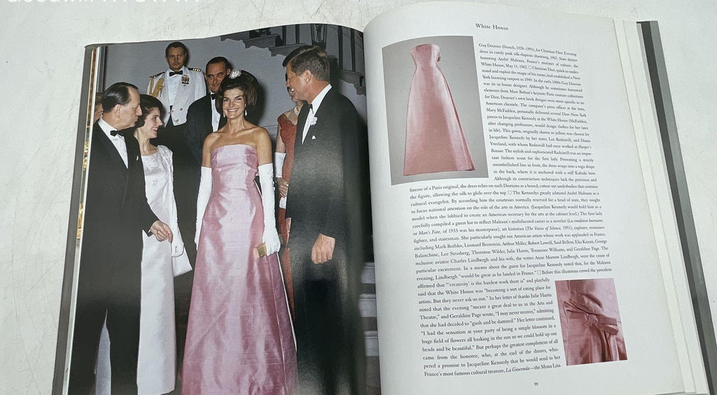 Jacqueline Kennedy The White House Years Hardcover Book, Metropolitan Museum Exhibition Fashion Volume