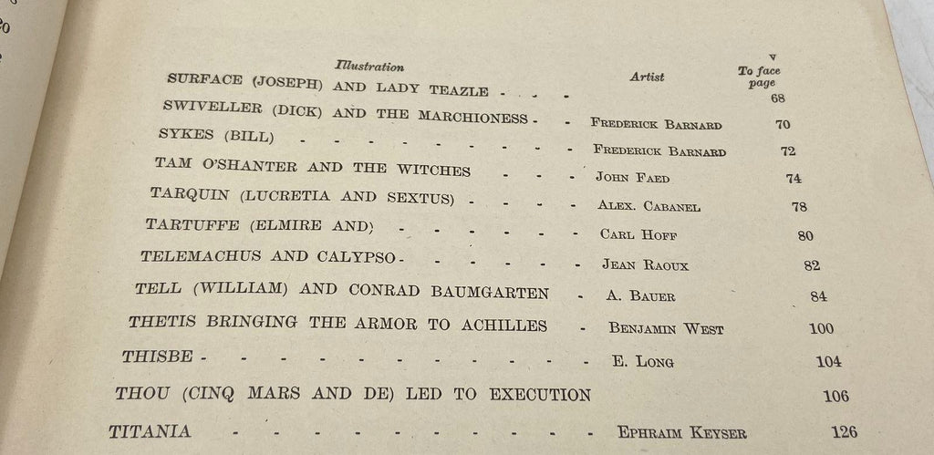 Character Sketches of Romance, Fiction and the Drama Volume VII | Antique Illustrated Literary Reference Book