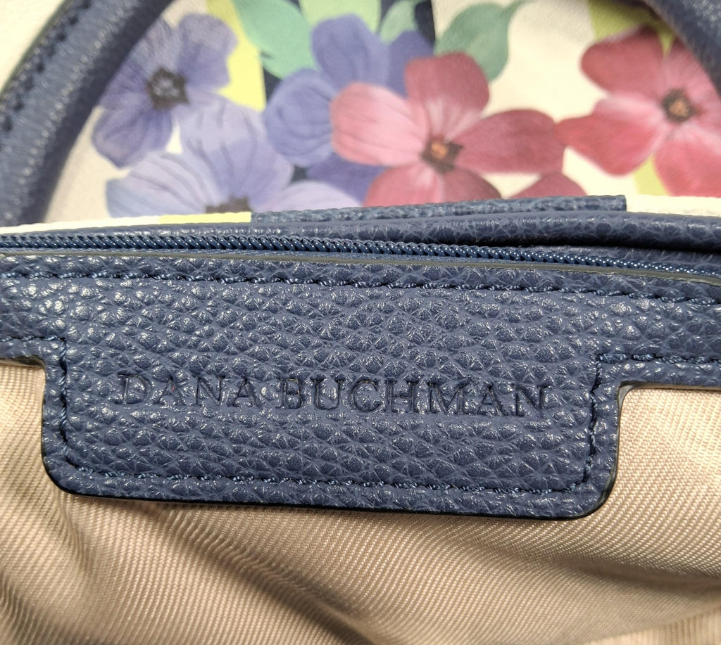 Dana Buchman Floral Tote Bag with Adjustable Strap Colorful Shopper Handbag