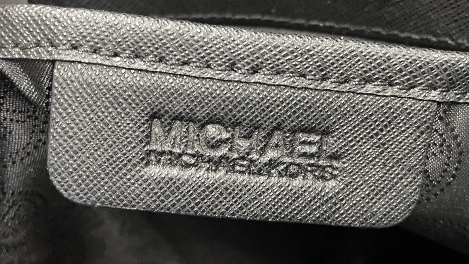 Michael Kors Black White Striped Tote Bag