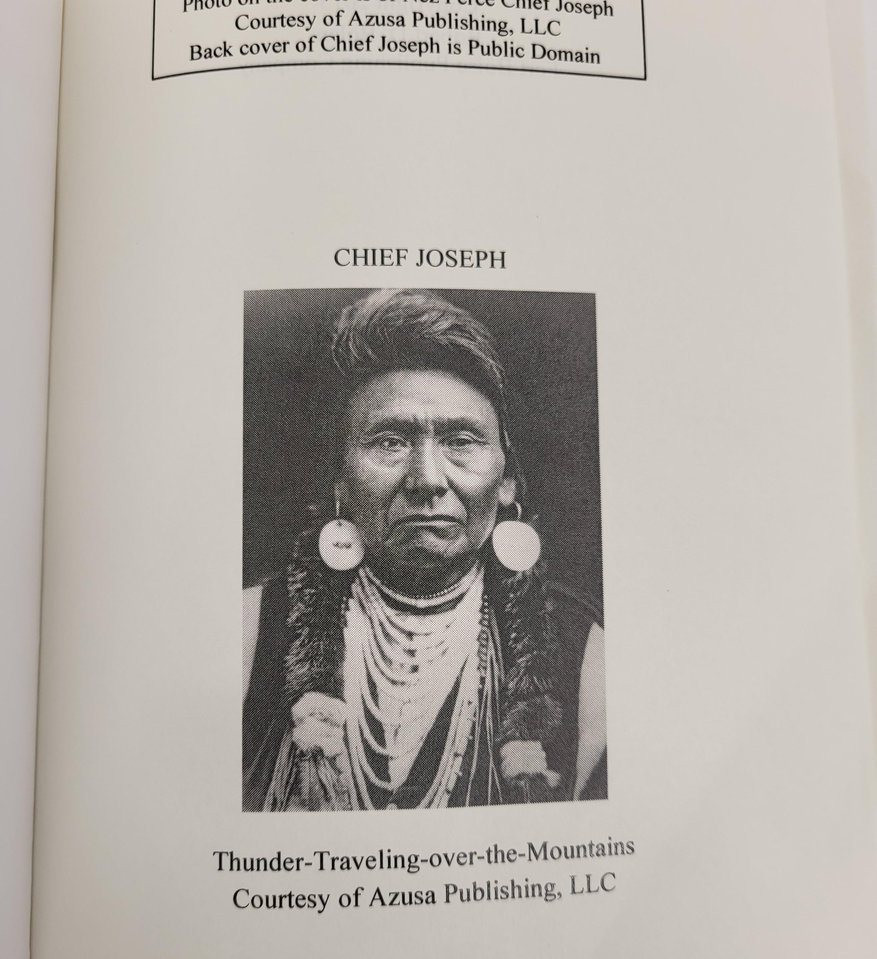 Chief Joseph and The Indian Wars by Robert D. Bolen Signed by Robert D. Bolen Book with Shadow of the Salmon DVD (Fixes)