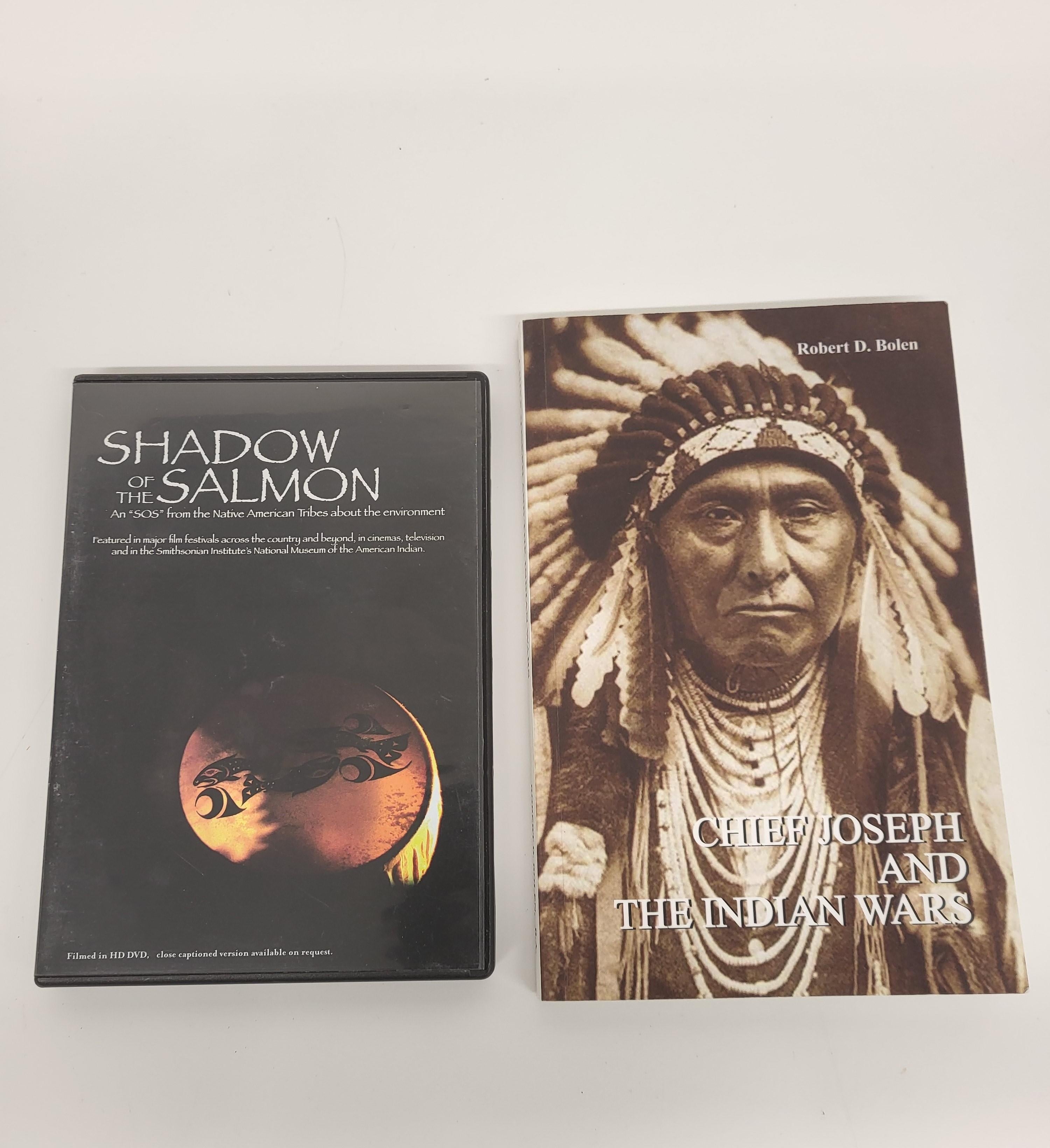 Chief Joseph and The Indian Wars by Robert D. Bolen Signed by Robert D. Bolen Book with Shadow of the Salmon DVD (Fixes)