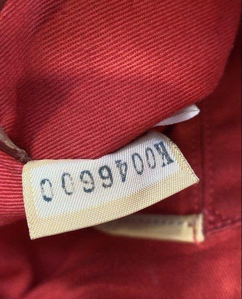 Dooney and Bourke Pink Canvas Satchel Bag with Tan Leather Trim, Top Handle Designer Purse
