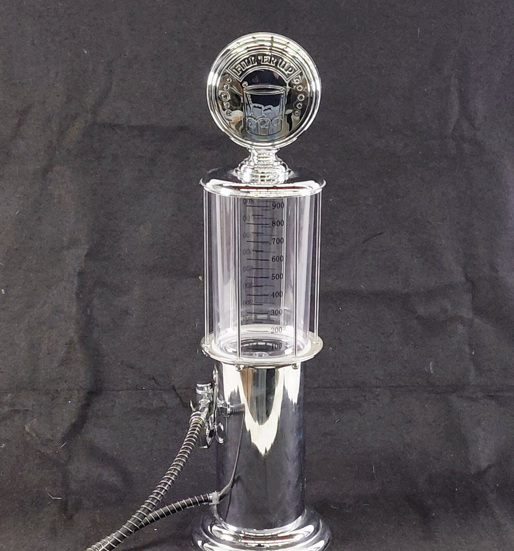 AGE REVIEW Godinger High Octane Fill 'Er Up Gas Pump Liquor Dispenser 19" Bar Decanter