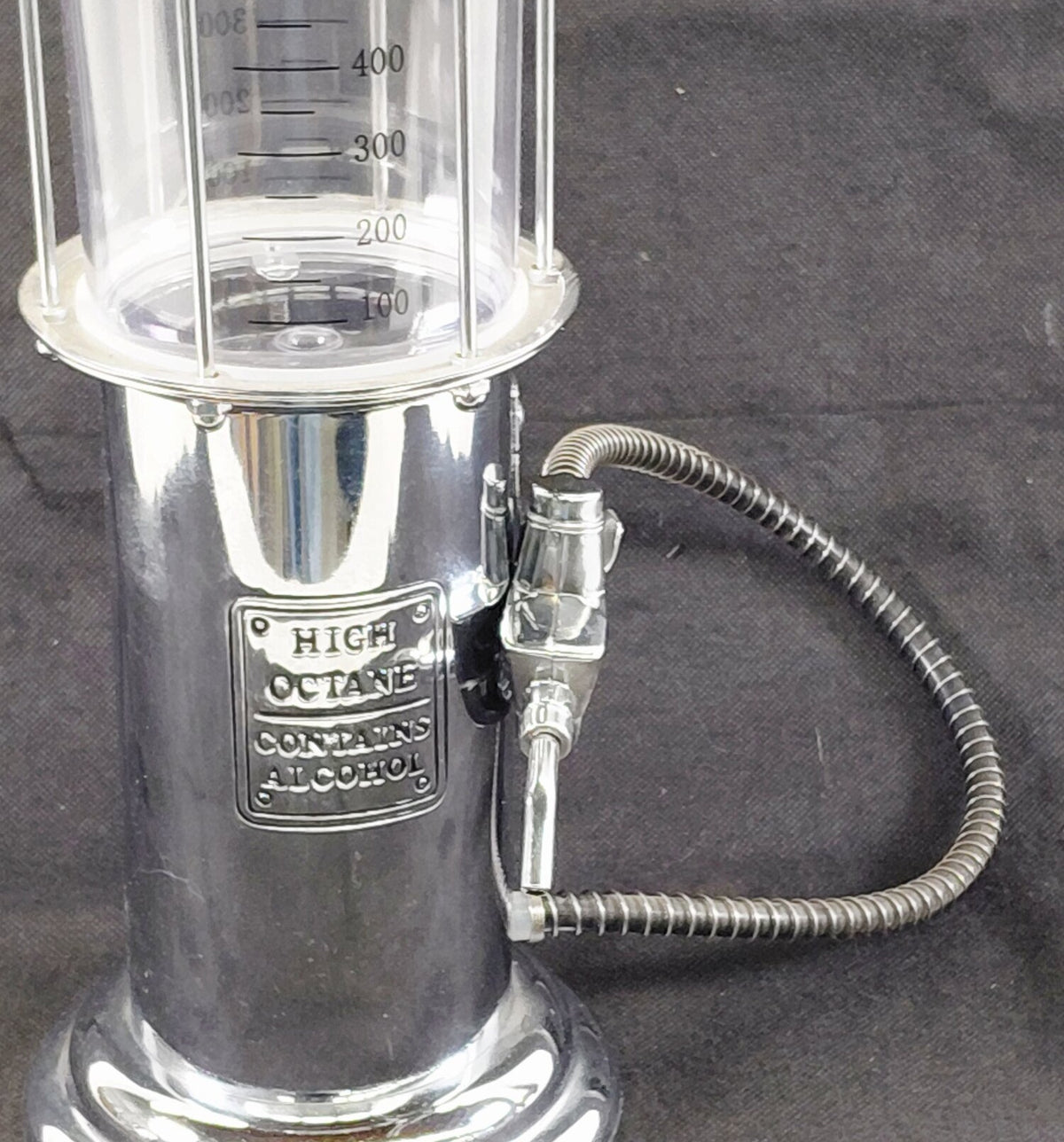 AGE REVIEW Godinger High Octane Fill 'Er Up Gas Pump Liquor Dispenser 19" Bar Decanter