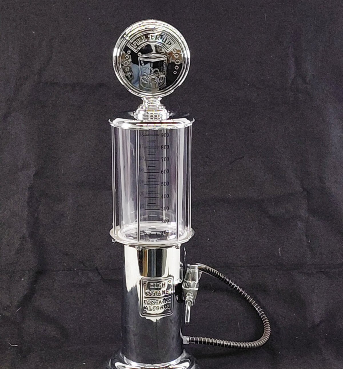 AGE REVIEW Godinger High Octane Fill 'Er Up Gas Pump Liquor Dispenser 19" Bar Decanter