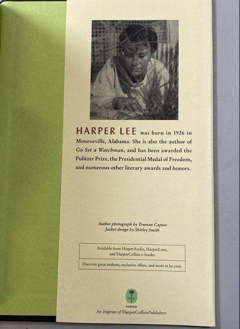 To Kill a Mockingbird by Harper Lee, 1988 hardcover, view 3
