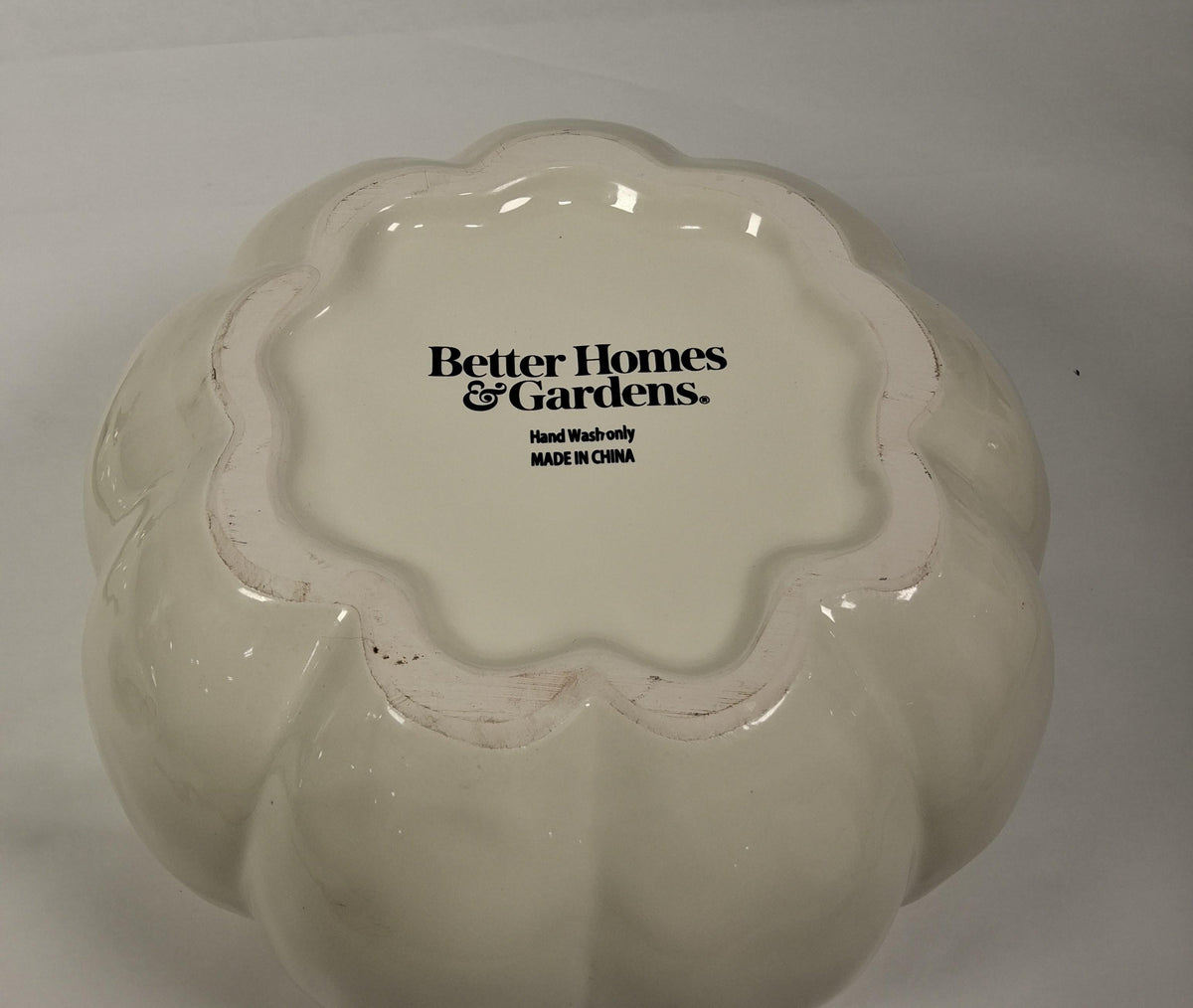 CONTEMPORARY Better Homes & Gardens Ceramic Pumpkin Serving Bowl with Lid and Spoon