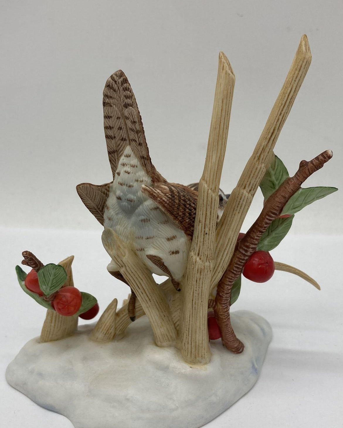 1990 Lenox Marsh Wren Porcelain Figurine
