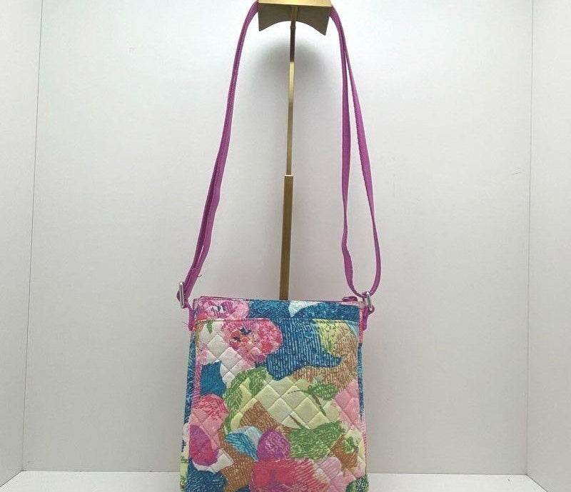 Vera Bradley Super Bloom Quilted Mini Hipster Crossbody Bag Floral