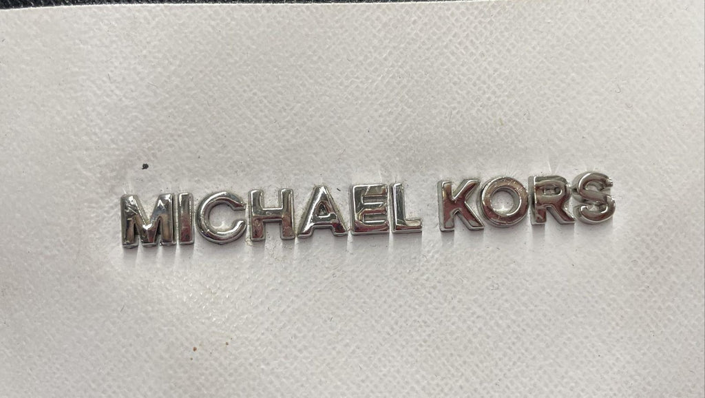 Michael Kors Black White Striped Tote Bag
