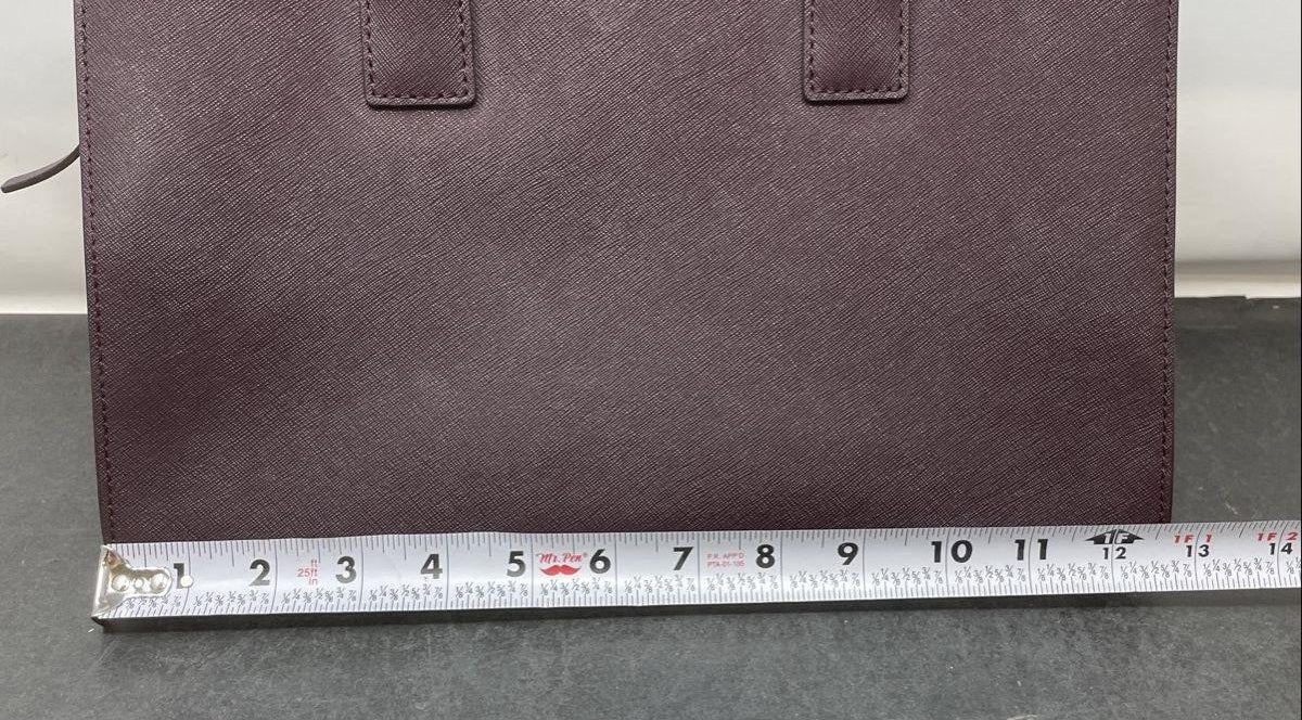 Kate Spade New York Cameron Street Candace Satchel | Plum Purple Saffiano Leather Tote Bag