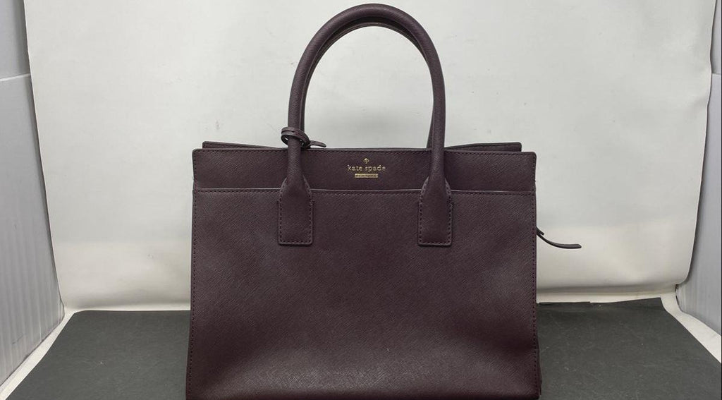 Kate Spade New York Cameron Street Candace Satchel | Plum Purple Saffiano Leather Tote Bag