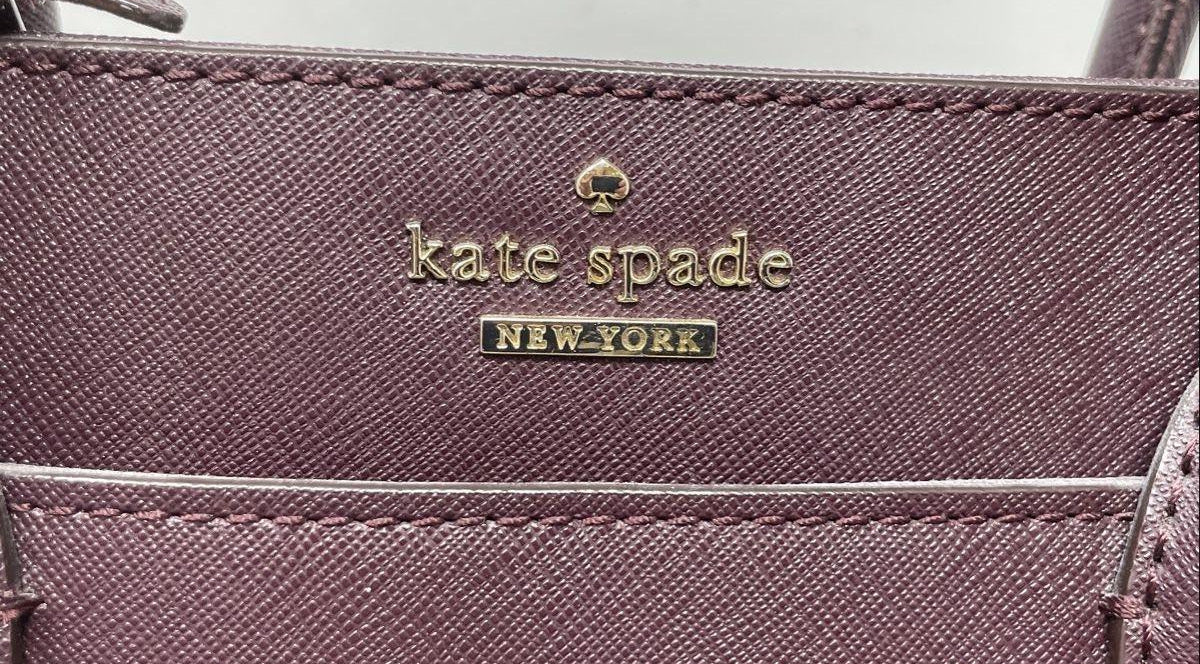 Kate Spade New York Cameron Street Candace Satchel | Plum Purple Saffiano Leather Tote Bag