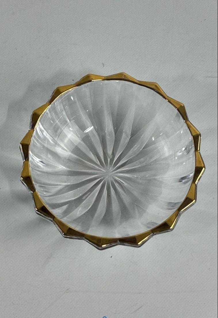 AGE REVIEW Mikasa Sunbeam Gold Individual Condiment Bowls Set of 4 in Box