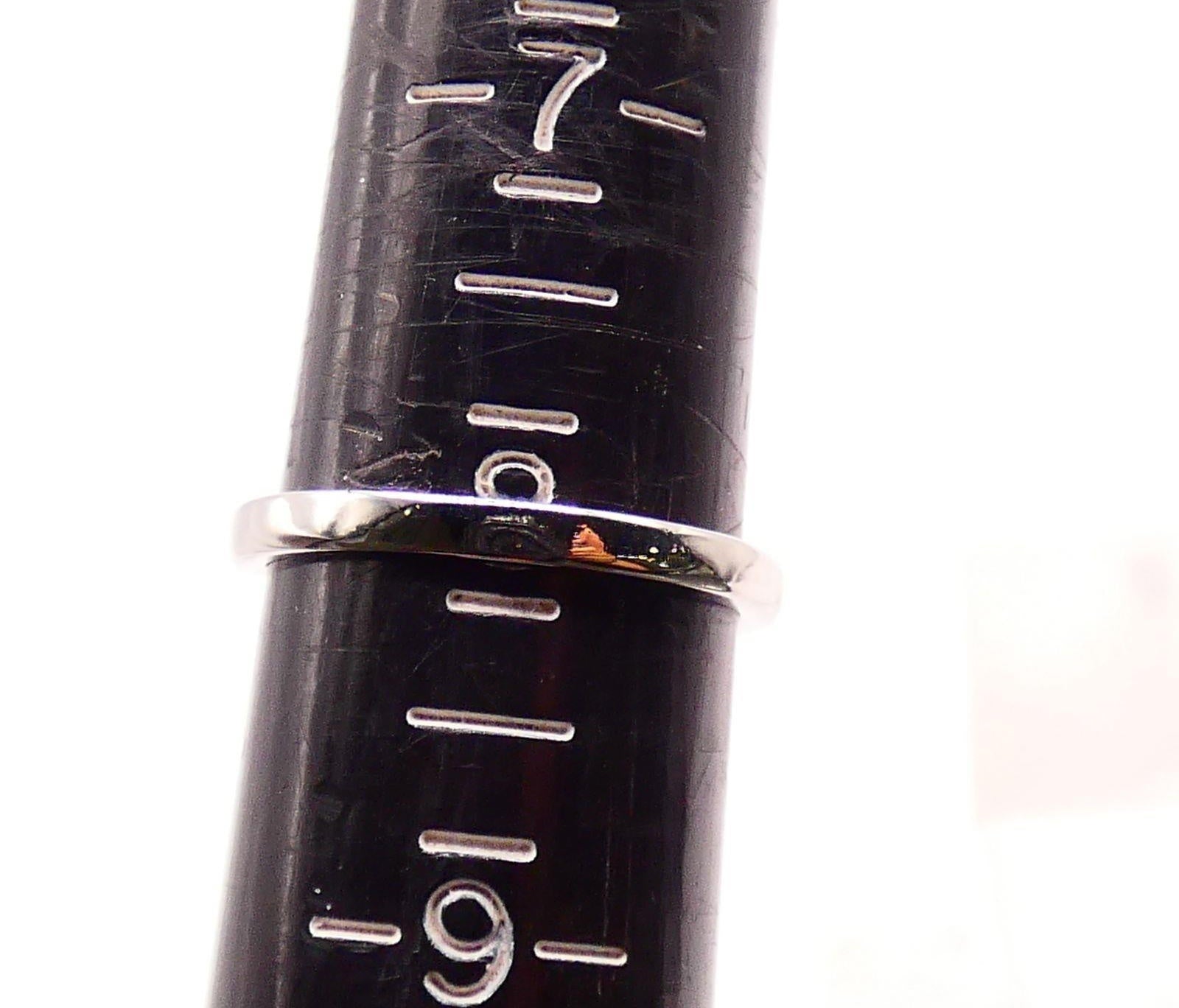 925 Sterling Silver Marquise Cubic Zirconia Solitaire Ring, Size 8 Elegant Statement Ring
