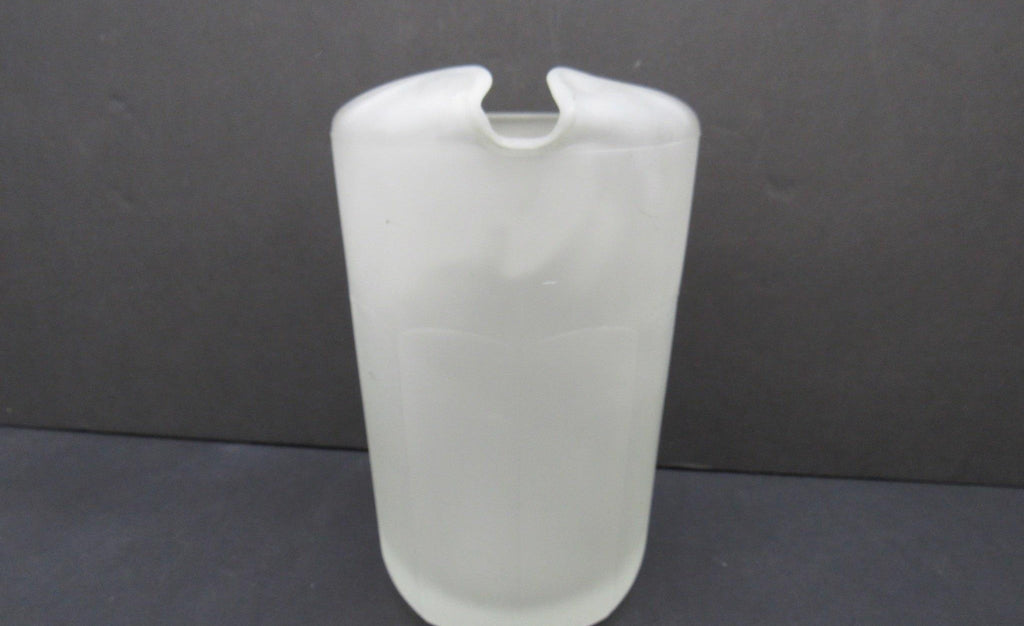 1970s–1980s Tiara Indiana Glass Frosted Satin Paneled Patio Pitcher