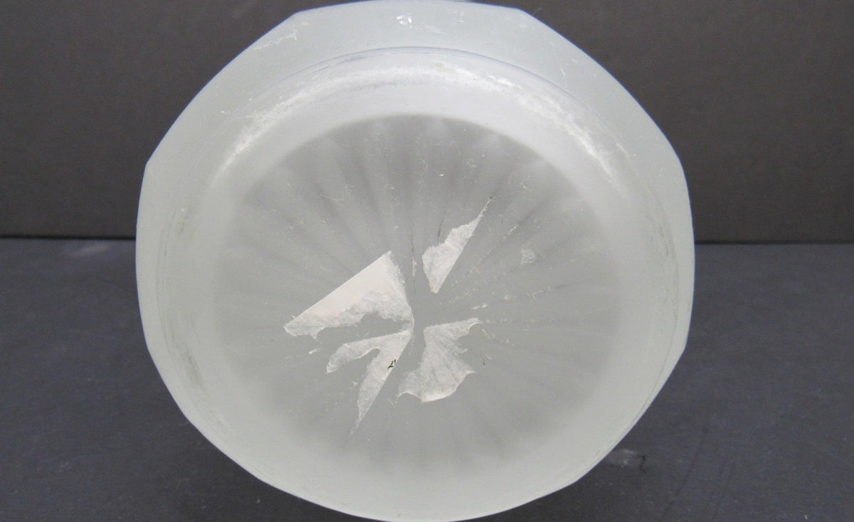 1970s–1980s Tiara Indiana Glass Frosted Satin Paneled Patio Pitcher