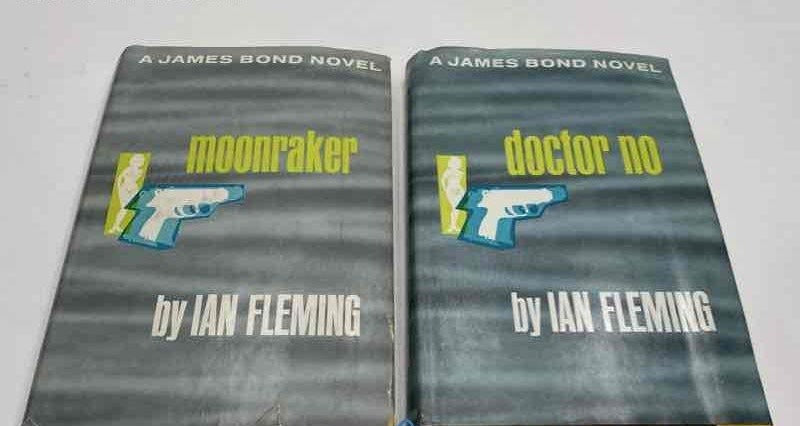 James Bond Novels Moonraker and Doctor No Lot by Ian Fleming (1955/1958)