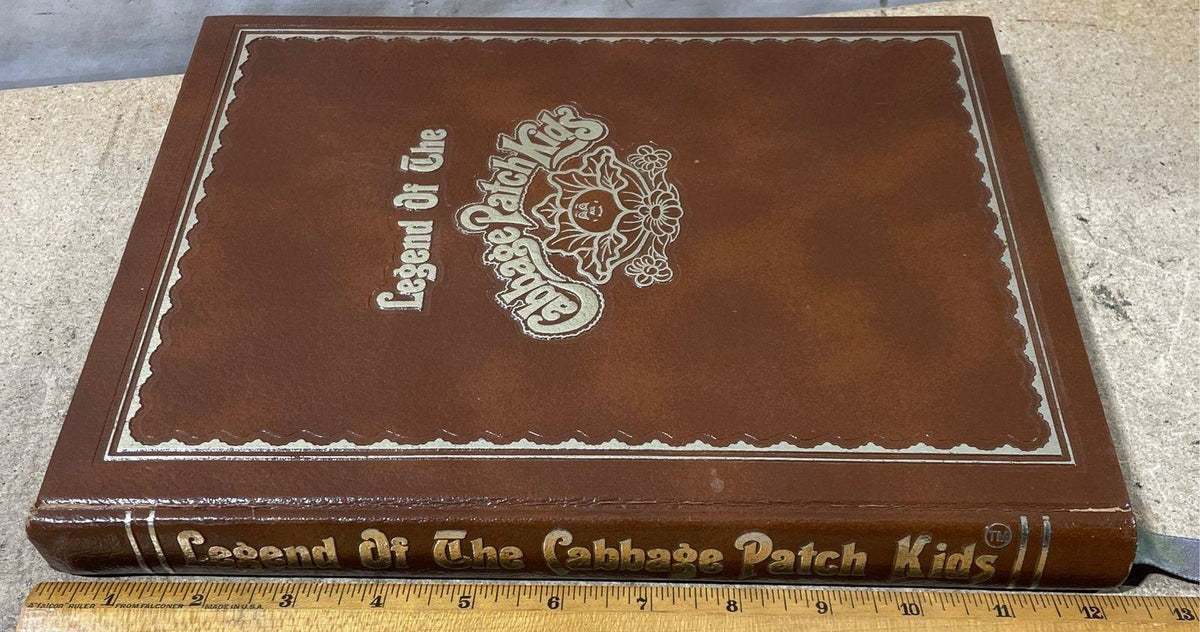 The Legend of the Cabbage Patch Kids illustrated storybook with brown cover, view 4