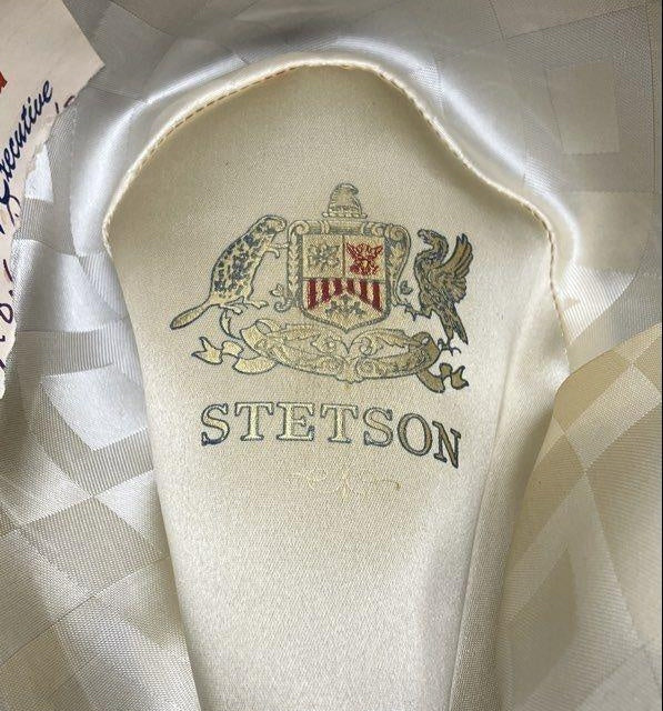 Men's Stetson Black Fedora Hat - Size 6x13x14