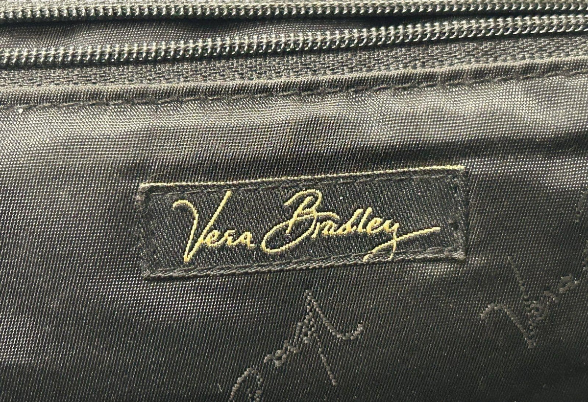 Vera Bradley Women's Tote Bag Black Quilted Fabric