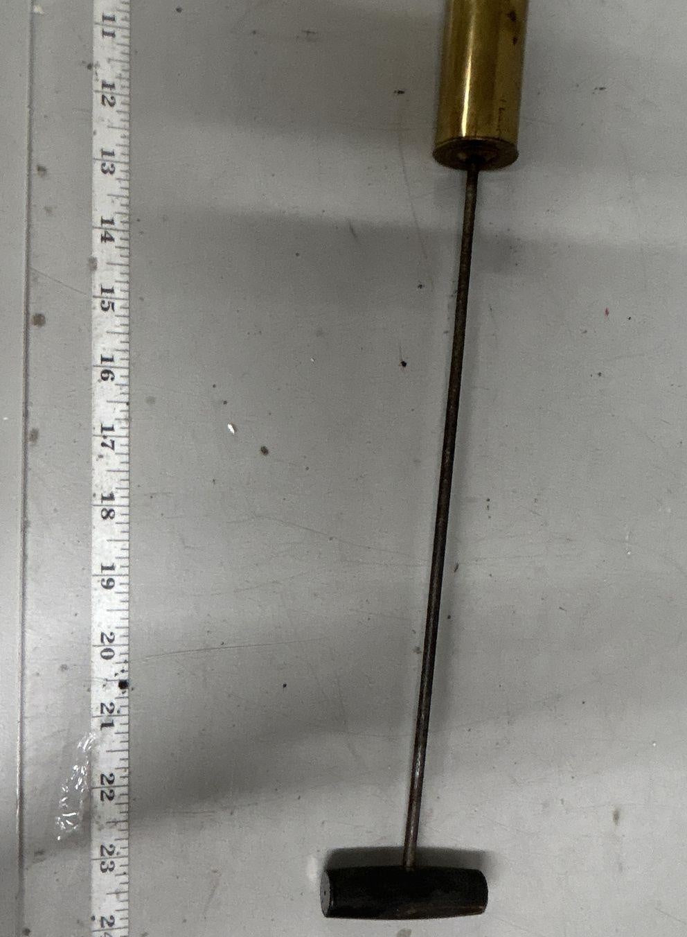 Vintage Brass Pump Sprayer with Long Wand, Cinematic Gangster Speakeasy Decor