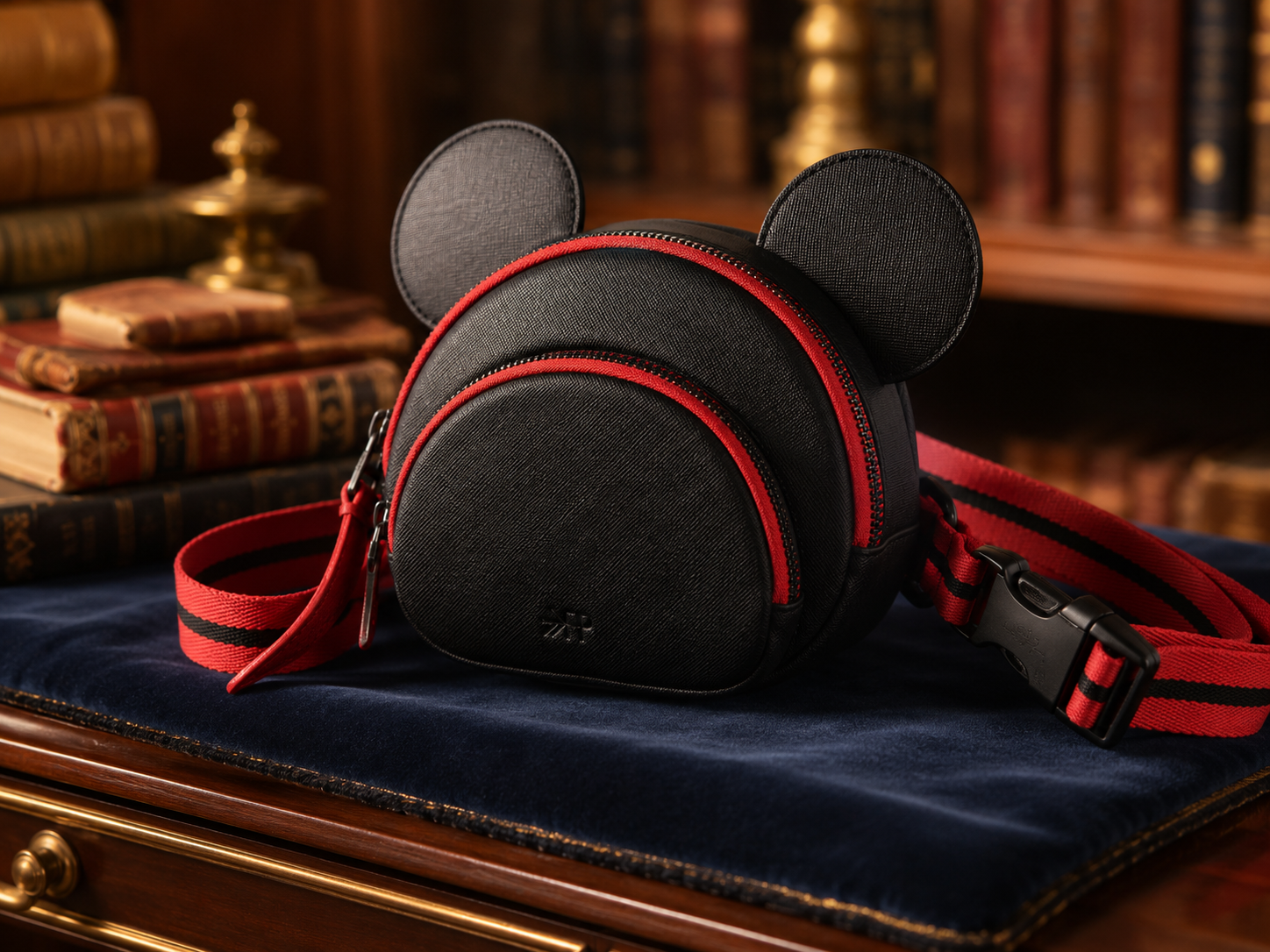 Disney Baby Freshly Picked Mickey Mouse Anaheim Hip Pack Black Red