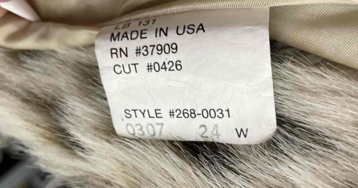 Monterey Fashion long leopard print coat, size 24W, view 3